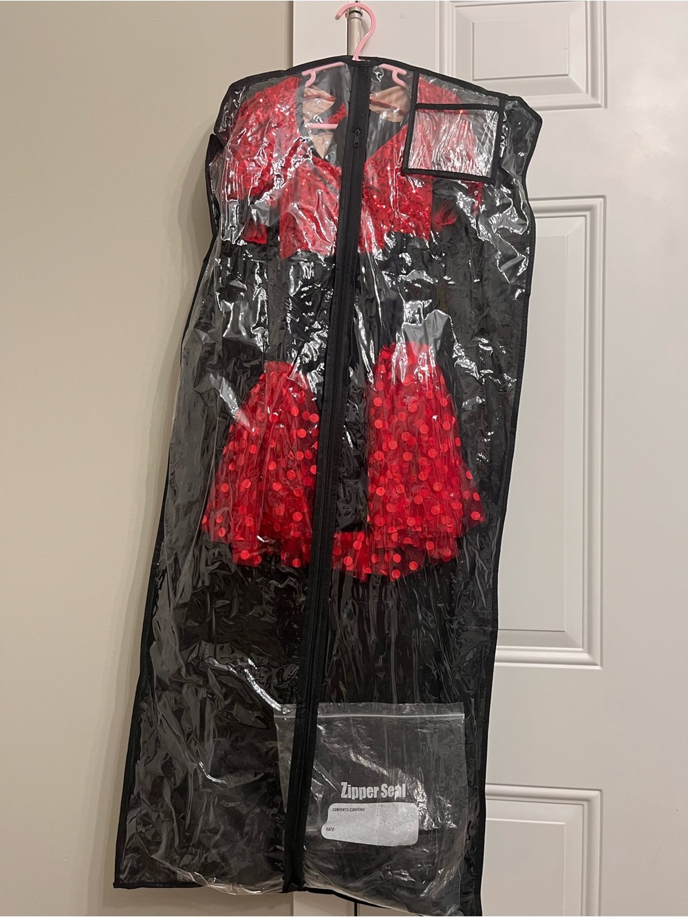 Weissman Red Sequin Mini Dress